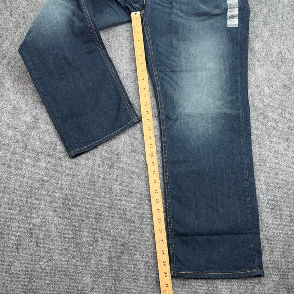 Levis Jeans Men 44x32 (Fit 44x30) Blue 541 Athletic Taper Stretch Big Tall Denim - Picture 11 of 16